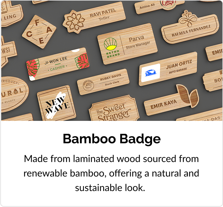 Bamboo Badge