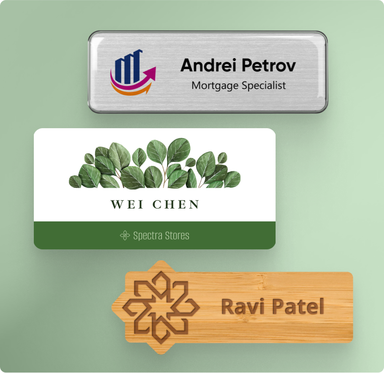 Reusable, recyclable badges