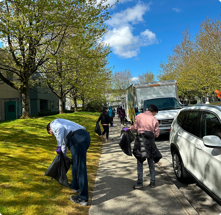 Earth Day clean up