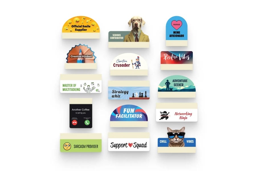 name badge talkers