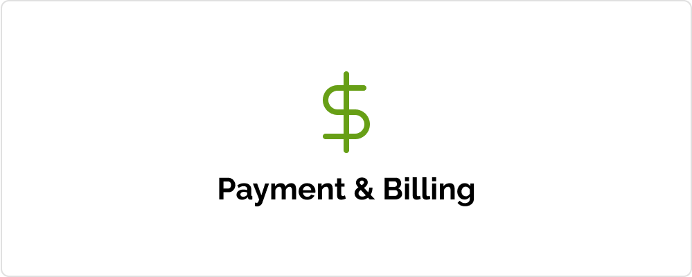 Payment & Billing