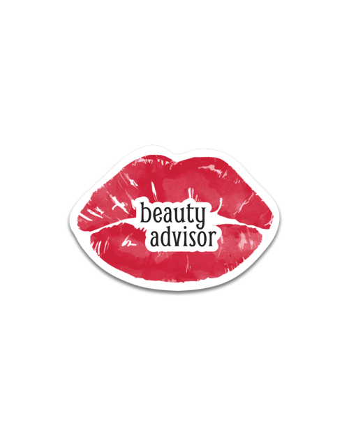 Cosmetics Badges Beauty Advisor lips 2