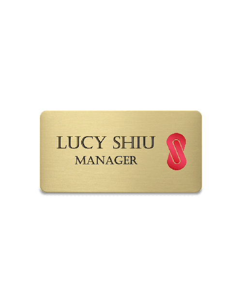 Permanent Metal Badges