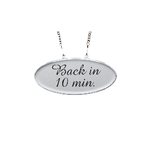 Hanging Buffet Sign