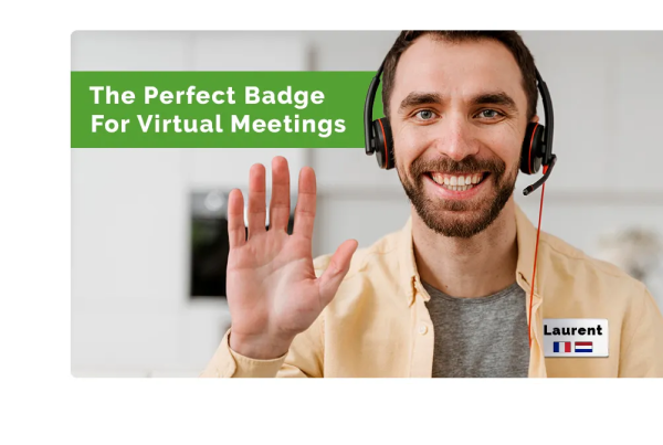 Name Badge Designs Best Suited for Online Meetings