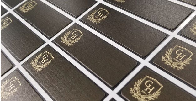 engraved metal name badges