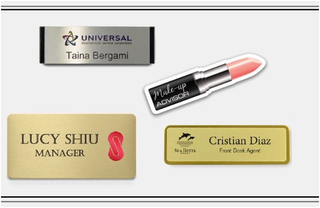 Custom Metal Name Badges: Magnetic vs. Pin