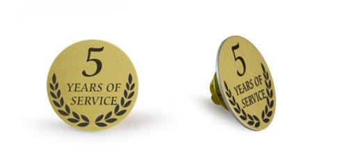 Badge lapel pins