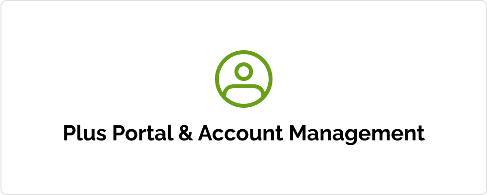 Plus Portal & Account Management