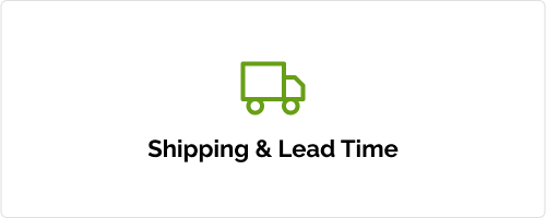 Shipping & Lead Time