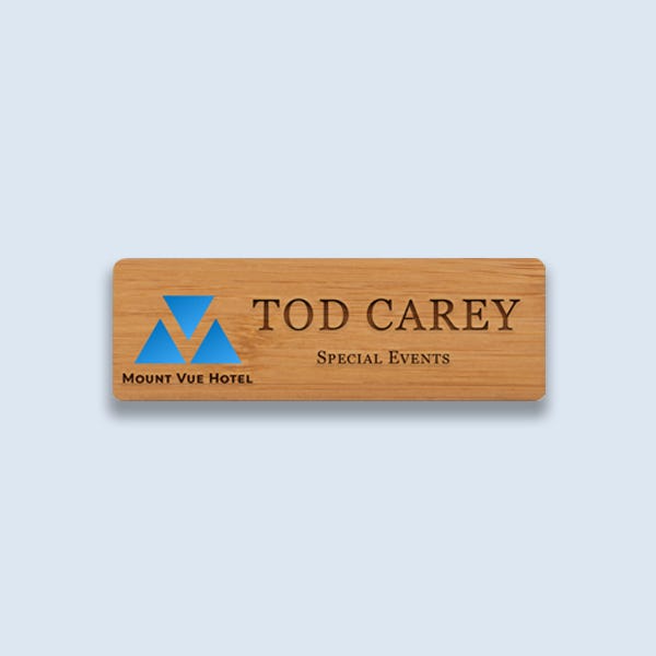 bamboo badge in hotel industry