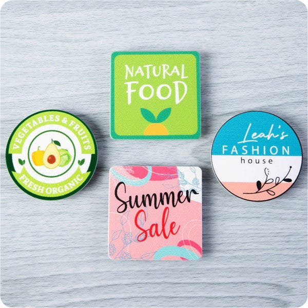 button badge in retail industry