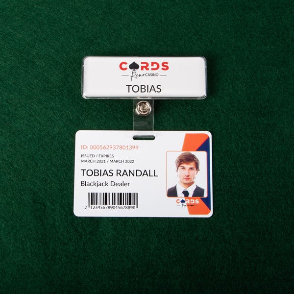 hook-up badges  for casino industry