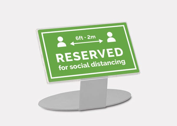 Social Distance Signs